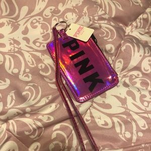 PINK Lanyard with wallet (Brand New)